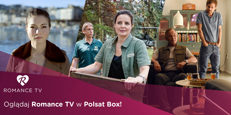 Romance TV w otwartym oknie Polsat Box